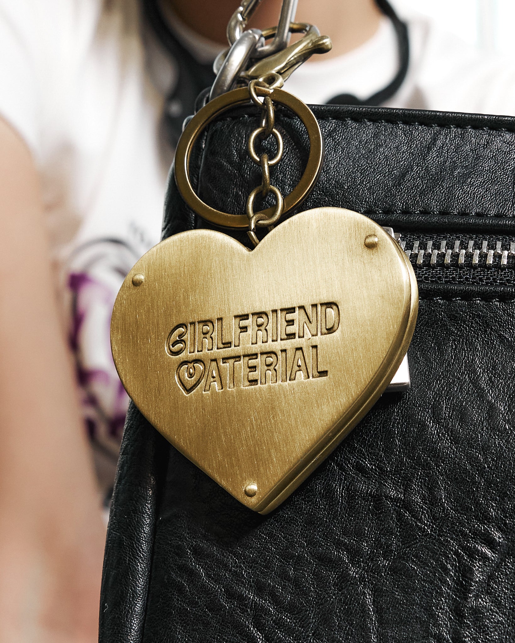 Pocket Mirror Bag Charm