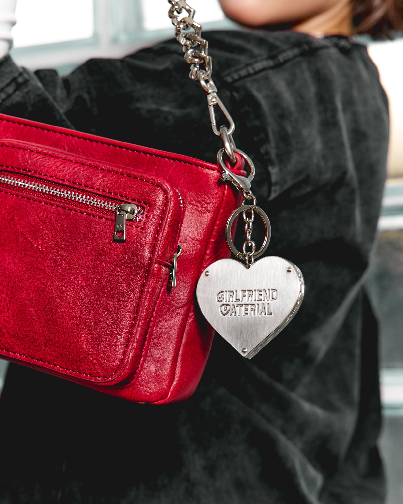 Pocket Mirror Bag Charm